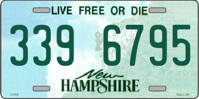 NH license plate 3396795