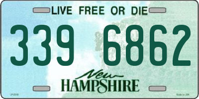 NH license plate 3396862