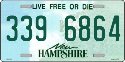 NH license plate 3396864