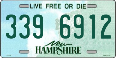 NH license plate 3396912
