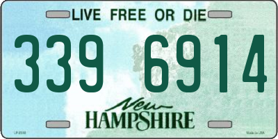 NH license plate 3396914