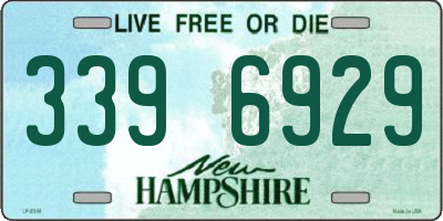 NH license plate 3396929
