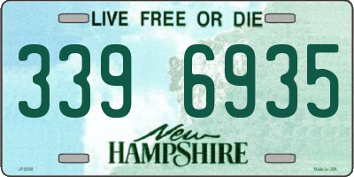NH license plate 3396935