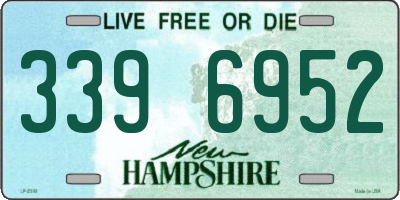 NH license plate 3396952