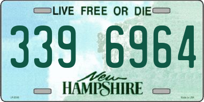 NH license plate 3396964