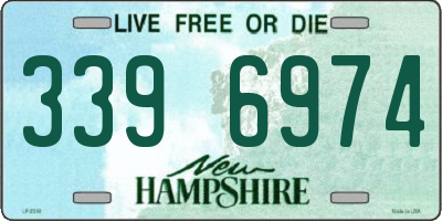 NH license plate 3396974