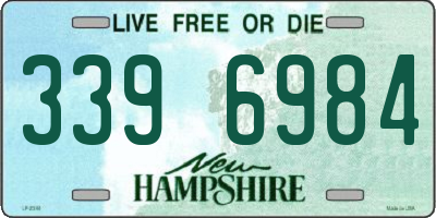 NH license plate 3396984