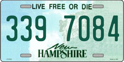 NH license plate 3397084