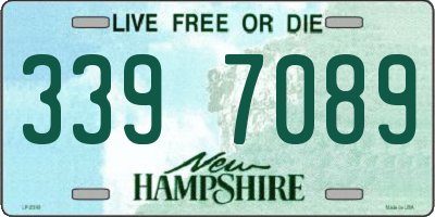 NH license plate 3397089