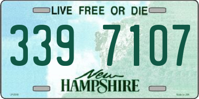 NH license plate 3397107