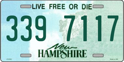 NH license plate 3397117
