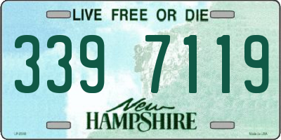 NH license plate 3397119