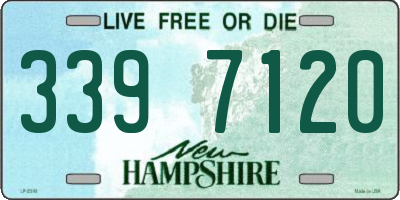 NH license plate 3397120
