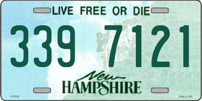 NH license plate 3397121
