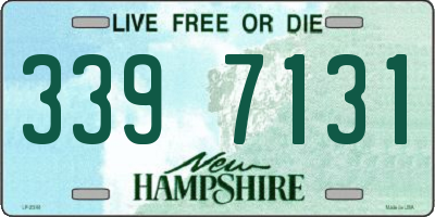 NH license plate 3397131