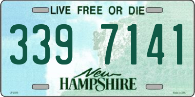NH license plate 3397141