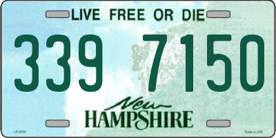NH license plate 3397150
