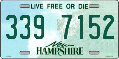NH license plate 3397152