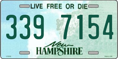NH license plate 3397154