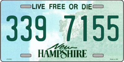NH license plate 3397155