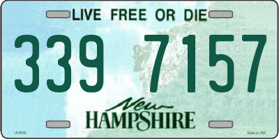 NH license plate 3397157