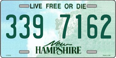 NH license plate 3397162