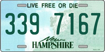 NH license plate 3397167