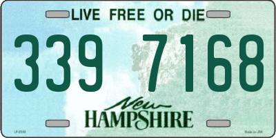 NH license plate 3397168