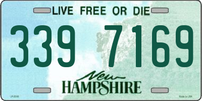 NH license plate 3397169