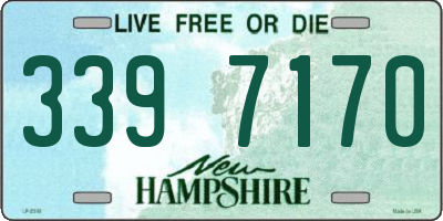 NH license plate 3397170