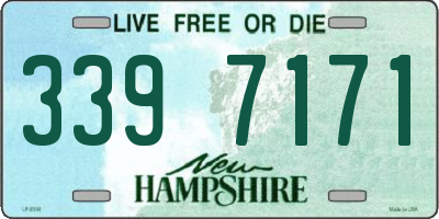 NH license plate 3397171