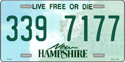 NH license plate 3397177