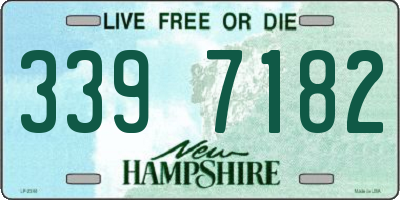 NH license plate 3397182
