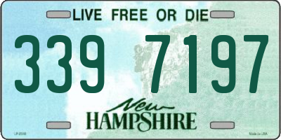 NH license plate 3397197
