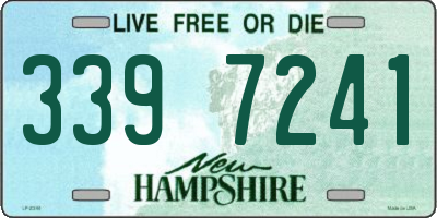 NH license plate 3397241