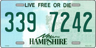 NH license plate 3397242
