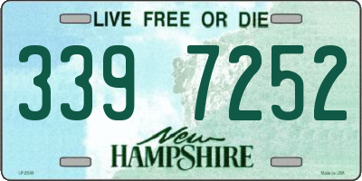 NH license plate 3397252