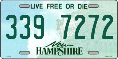 NH license plate 3397272