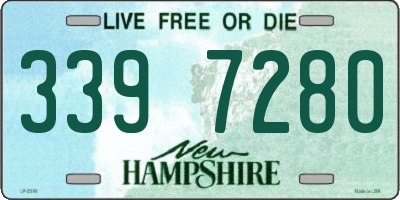 NH license plate 3397280
