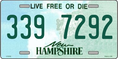NH license plate 3397292