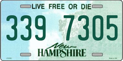 NH license plate 3397305
