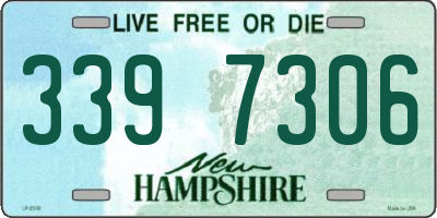 NH license plate 3397306