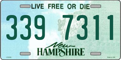 NH license plate 3397311