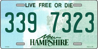 NH license plate 3397323