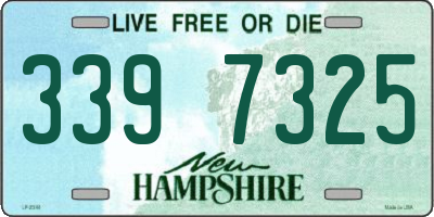 NH license plate 3397325