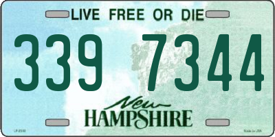 NH license plate 3397344