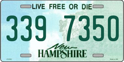 NH license plate 3397350