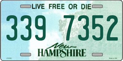 NH license plate 3397352