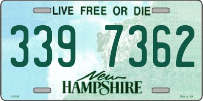 NH license plate 3397362
