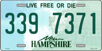 NH license plate 3397371